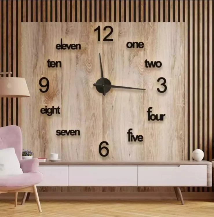 Wooden Wall Clock 24 Inches Scale- For beautiful and Modern Looking Rooms-wall clock